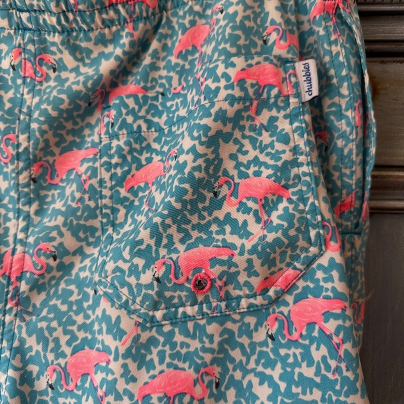Chubbies Flamingo Men's Swim Trunks Size S - Picture 5 of 8